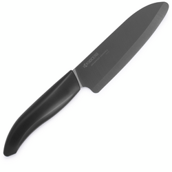 Kyocera Black Ceramic Santoku, 5.5"