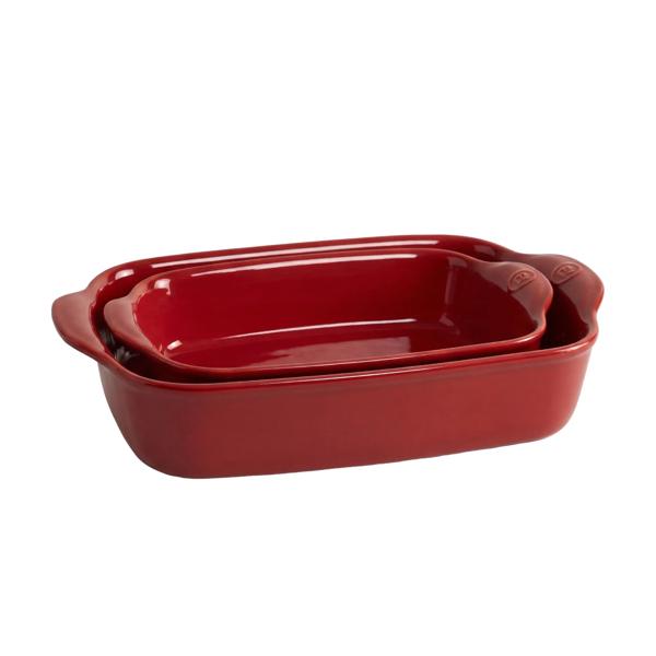 Emile Henry 2-Piece Small & Medium Rectangular Baker Set