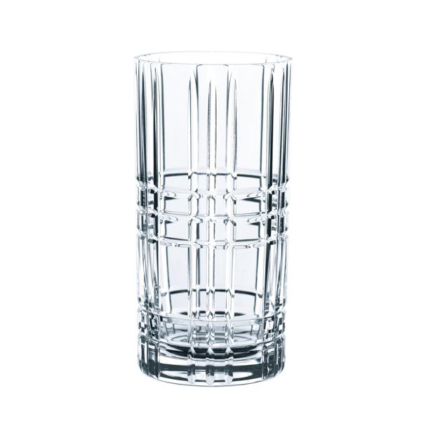 NACHTMANN Square Highball Glasses, Set of 4