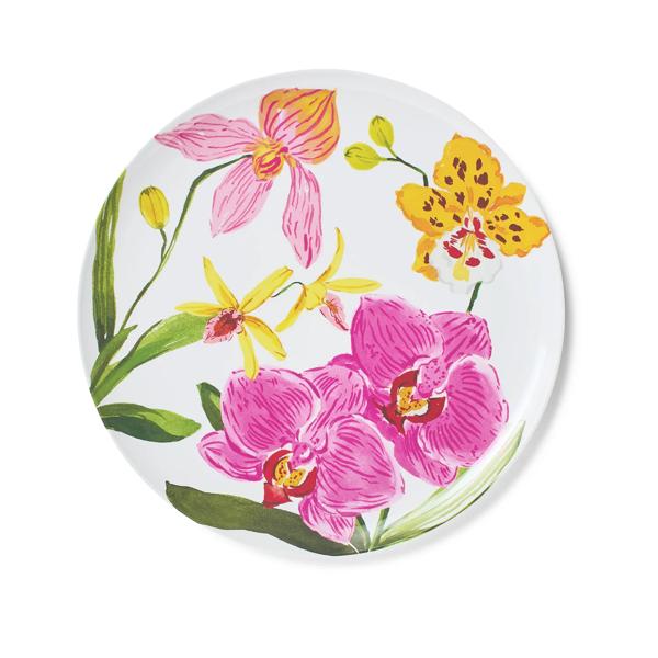 Sur La Table Orchid Melamine Round Platter