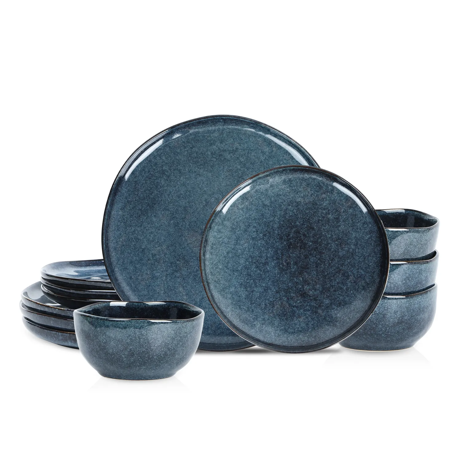 Stone Lain Mirella Stoneware 12-Piece Dinnerware Set