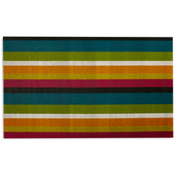 Chilewich Bold Stripe Shag Big Mat, Bold Multi-Stripe