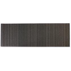 Chilewich Skinny Stripe Shag Runner, Steel