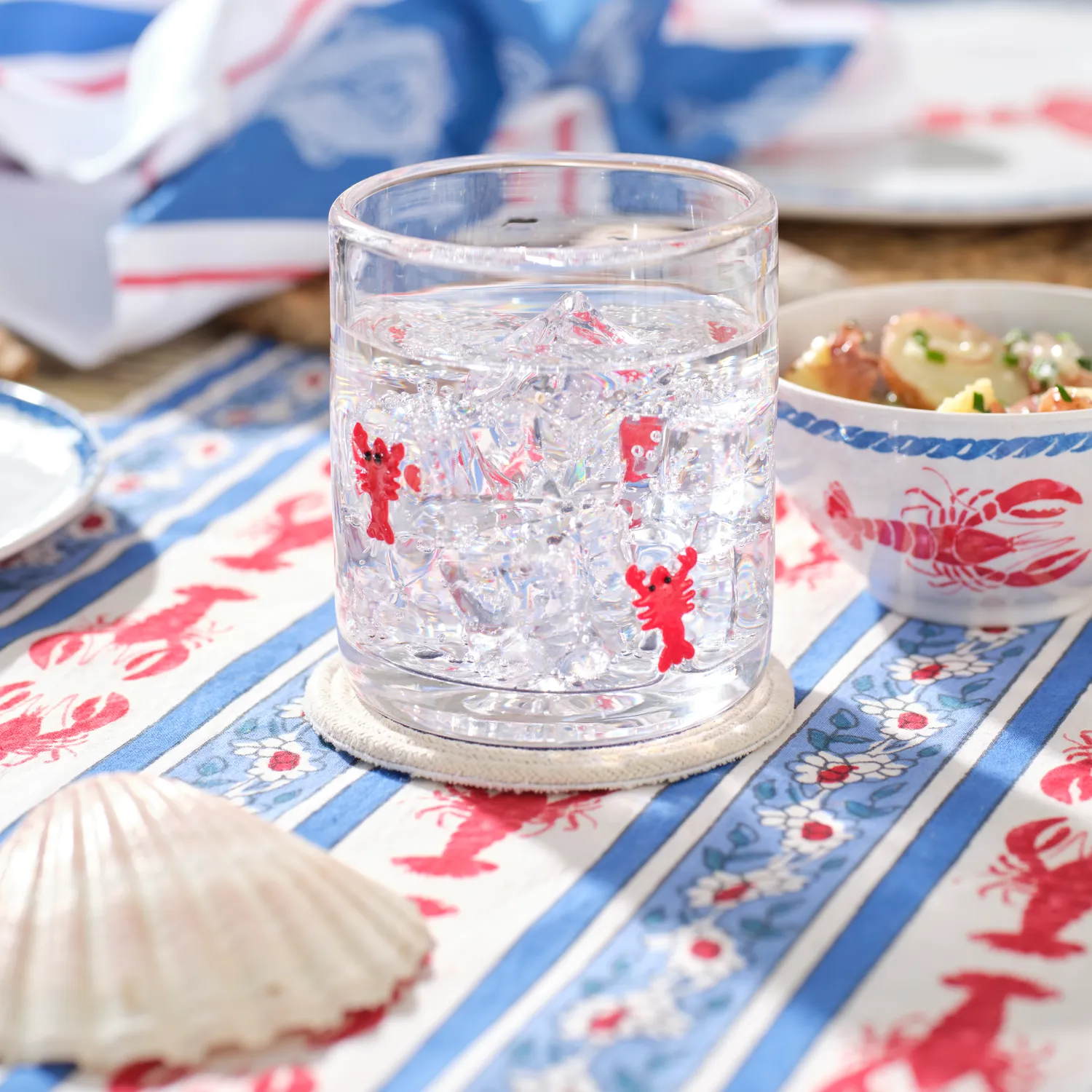 Sur La Table Lobster Double Old-Fashioned Glass