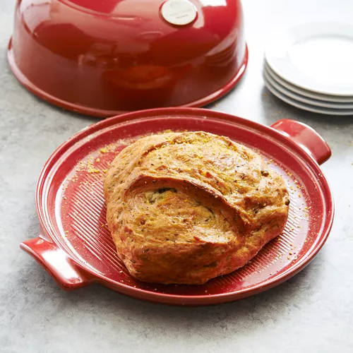 Emile Henry Bread Cloche, Burgundy