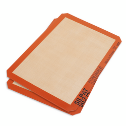 Silpat Half Sheet Baking Mats, Set of 2 Using the half sheet baking sheets cut down preparation time