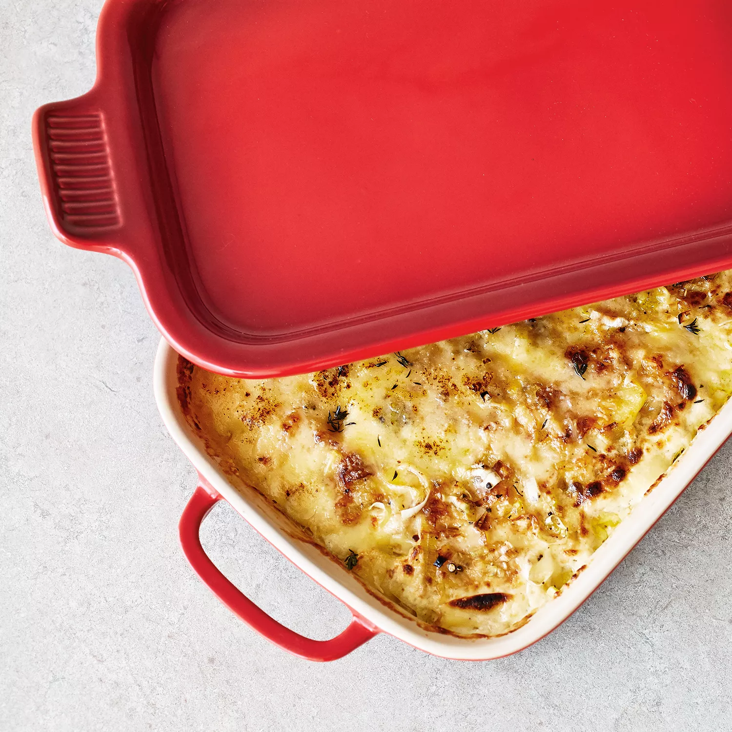 Le Creuset Rectangular Baker with Platter Lid