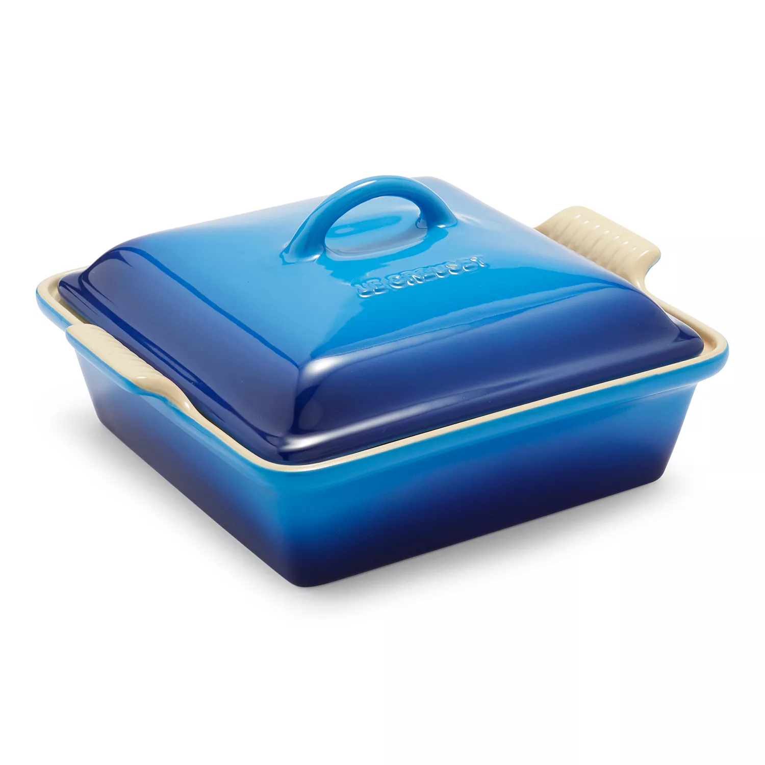 Le Creuset Heritage Shallow Square Covered Baker, 2qt.