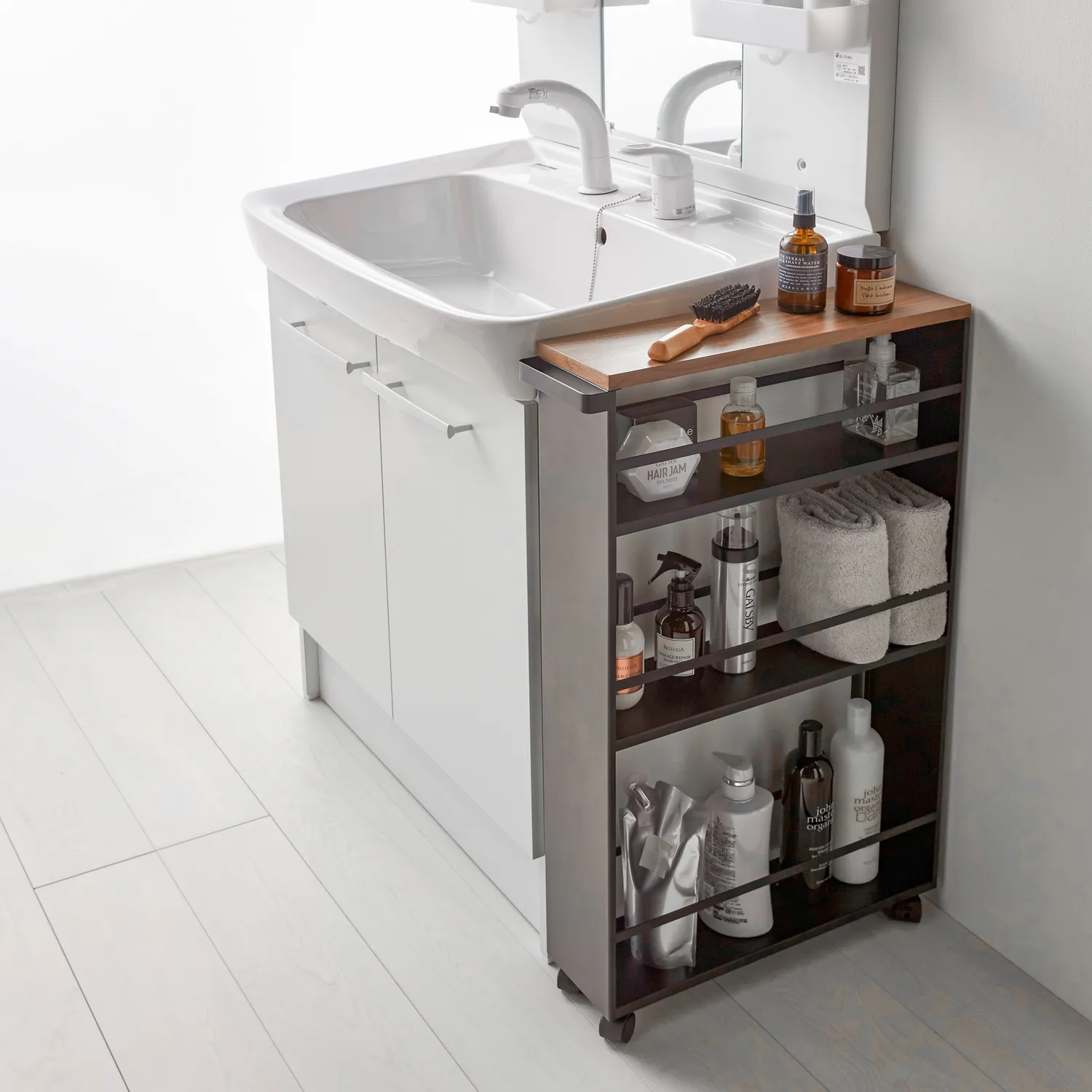 Yamazaki Tower Slim Steel Storage Carts