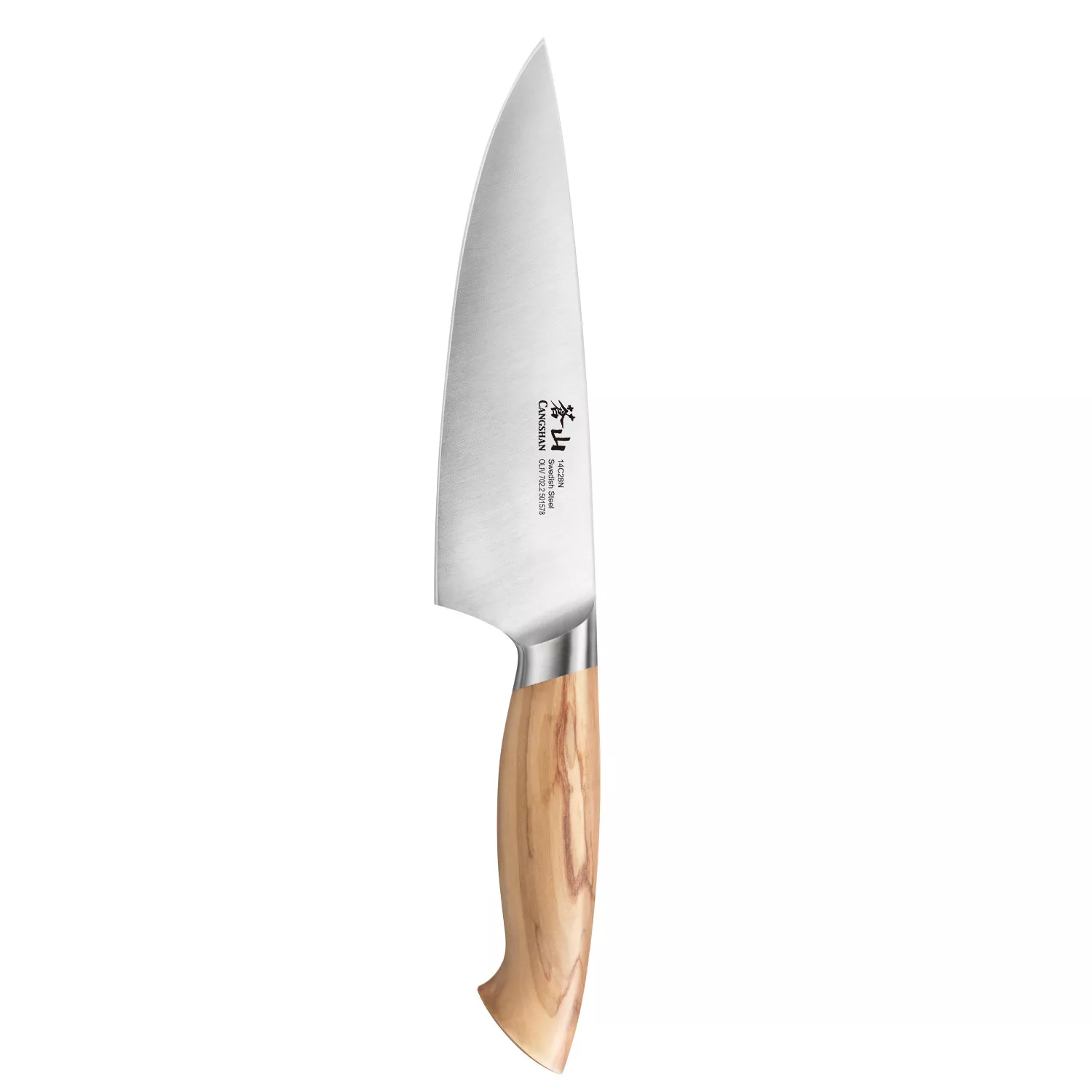 Cangshan TC Series Swedish Sandvik Steel Forged Chef Knife & Wood