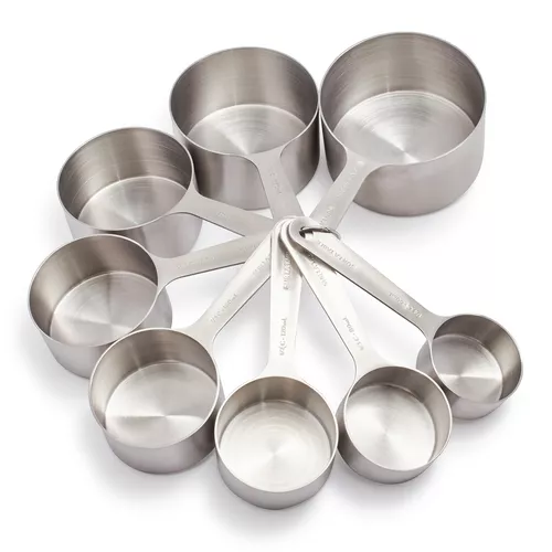 Sur La Table Stainless Steel Measuring Cups, Set of 8