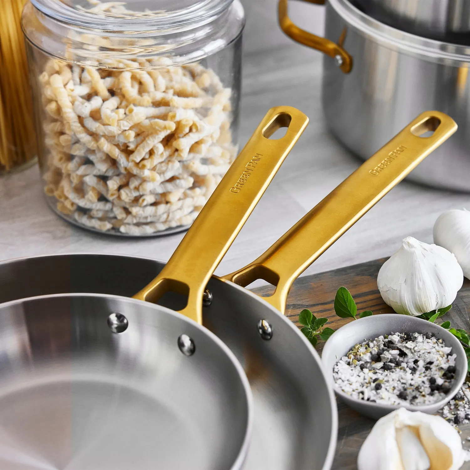 GreenPan Reserve Stainless Steel 10-Piece Cookware Set