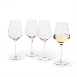 Sur La Table Pink Wine Glass