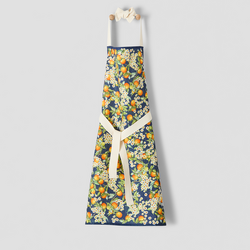 Sur La Table Linen Orange Blossom Apron