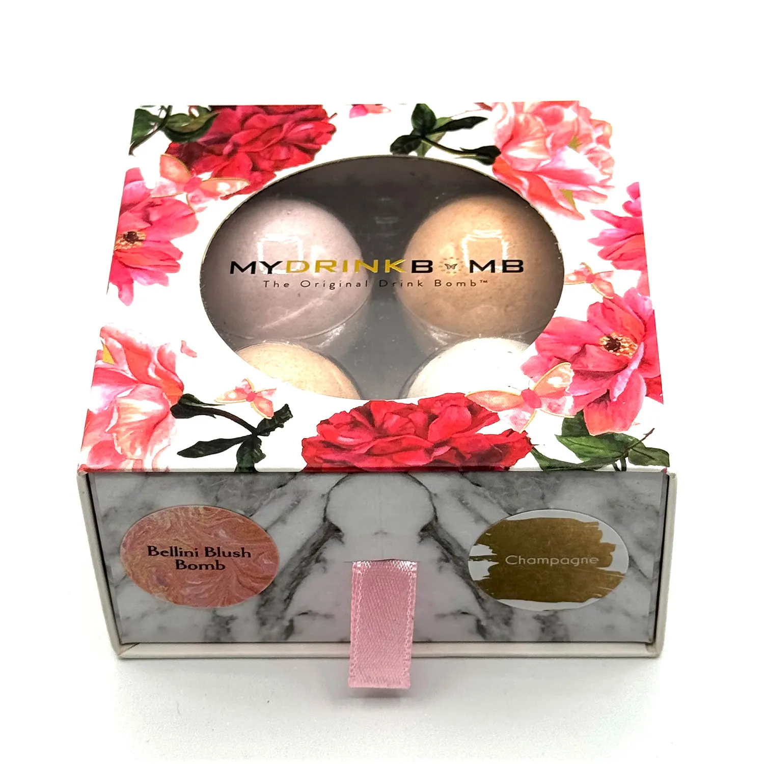 My Drink Bomb Limited-Edition Romance Cocktail Bombs, Set of 4