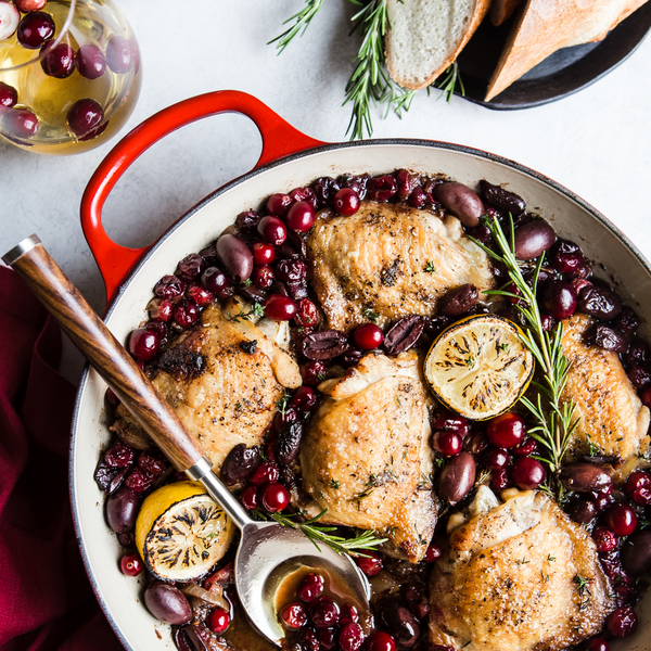 One Pot Chicken with Cranberries