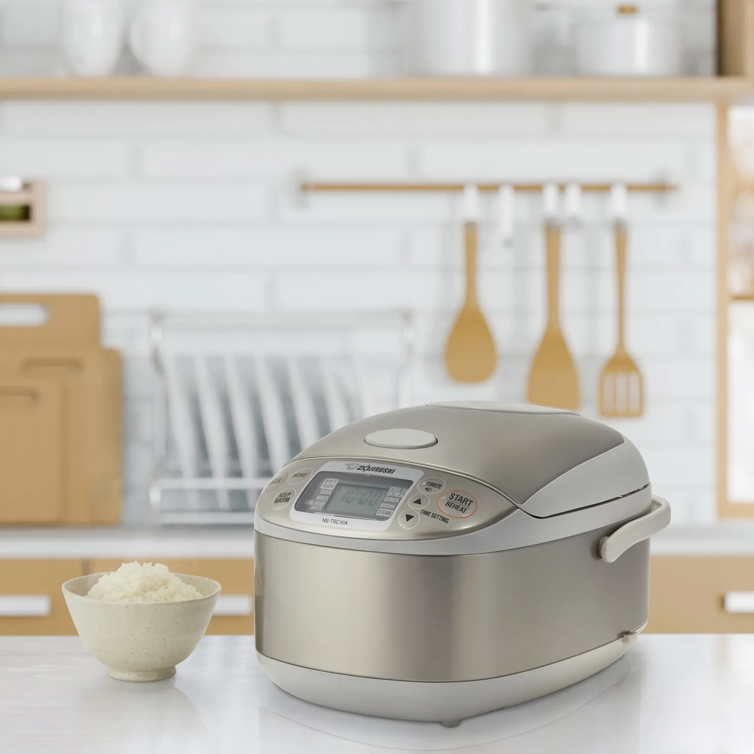 Zojirushi NS-TSC10A-XH Micom Rice Cooker and Warmer, 5.5 cup