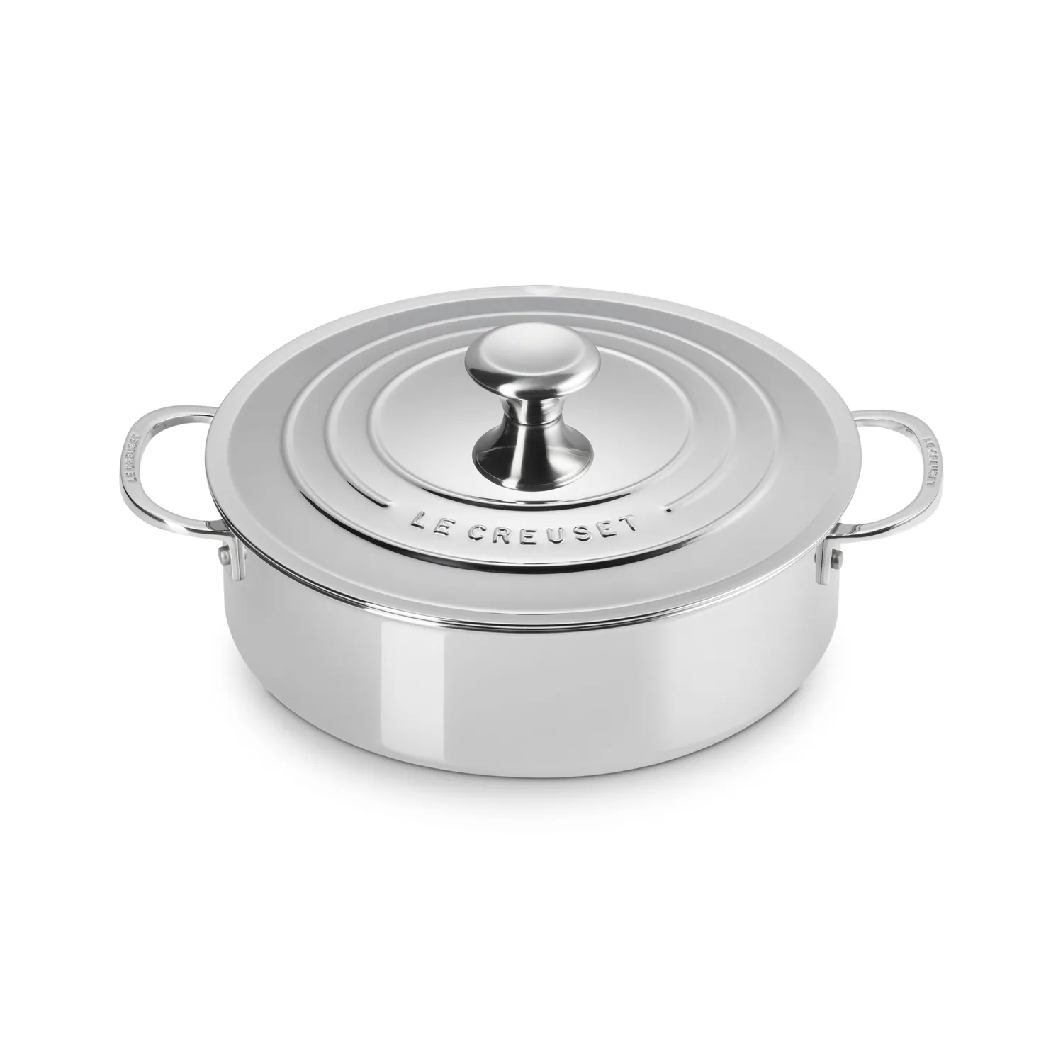 Le Creuset Signature Stainless Steel Rondeau, 4.5 qt.
