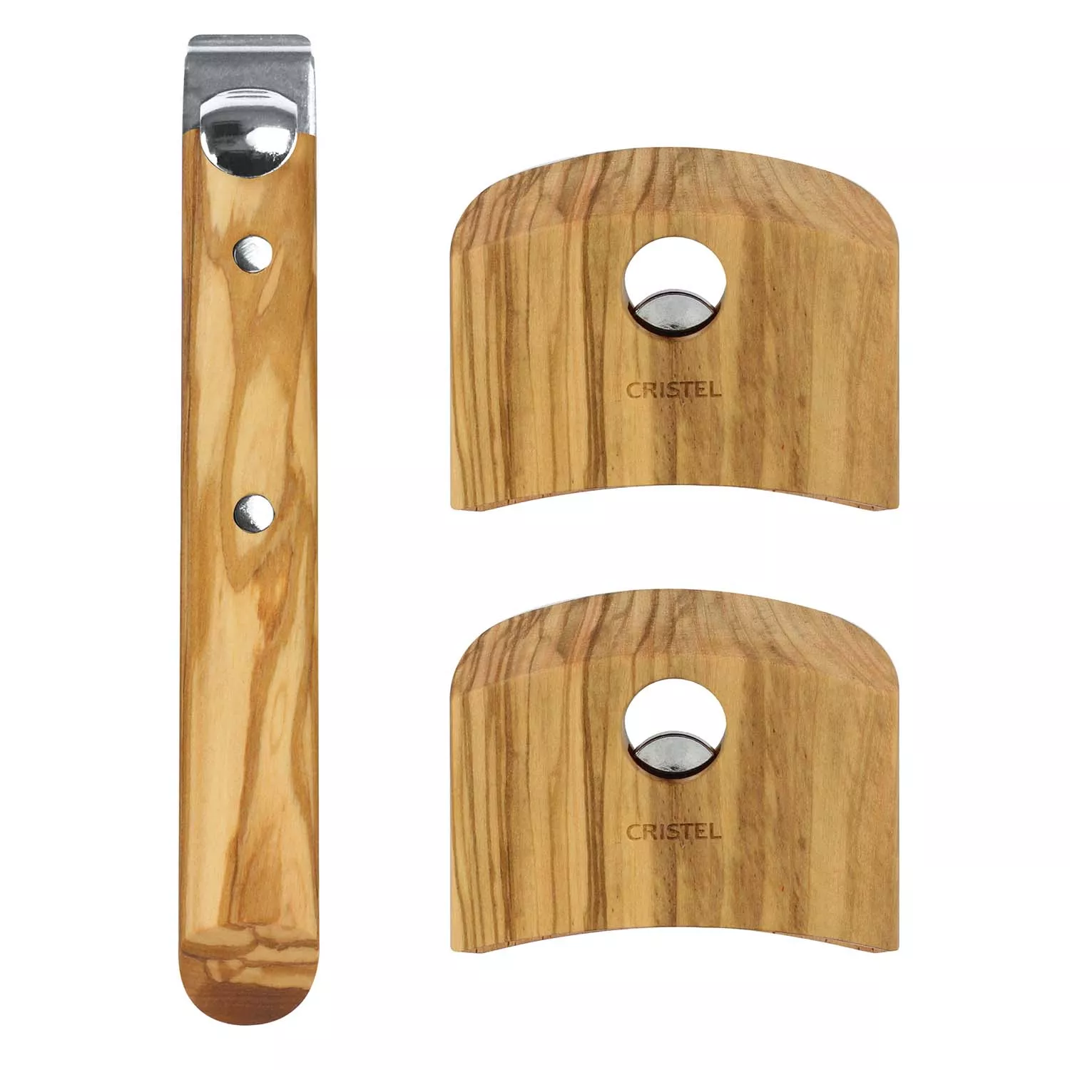 Cristel Strate Detachable, Interchangeable Handles, Set of 3