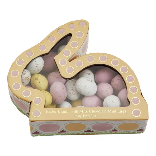 Charbonnel et Walker Mini Chocolate Eggs in Rabbit-Shaped Box
