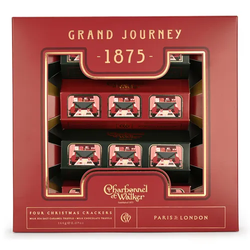 Charbonnel et Walker Cracker Gift Set Milk & Milk Sea Salt Truffles