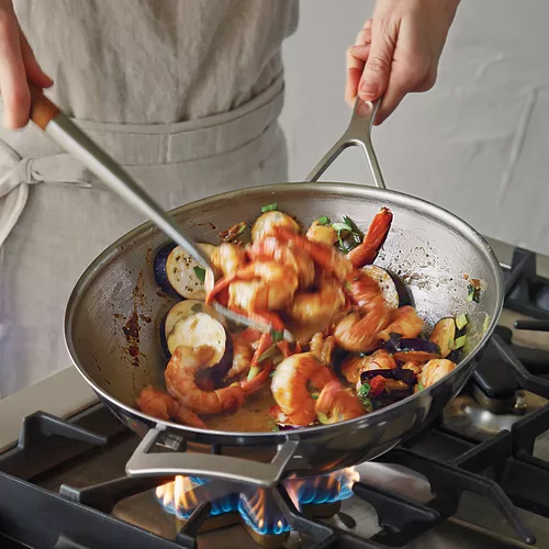 Curry Prawns with Eggplant