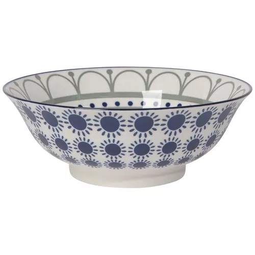 Stamped Sun Pattern Bowl, 8"