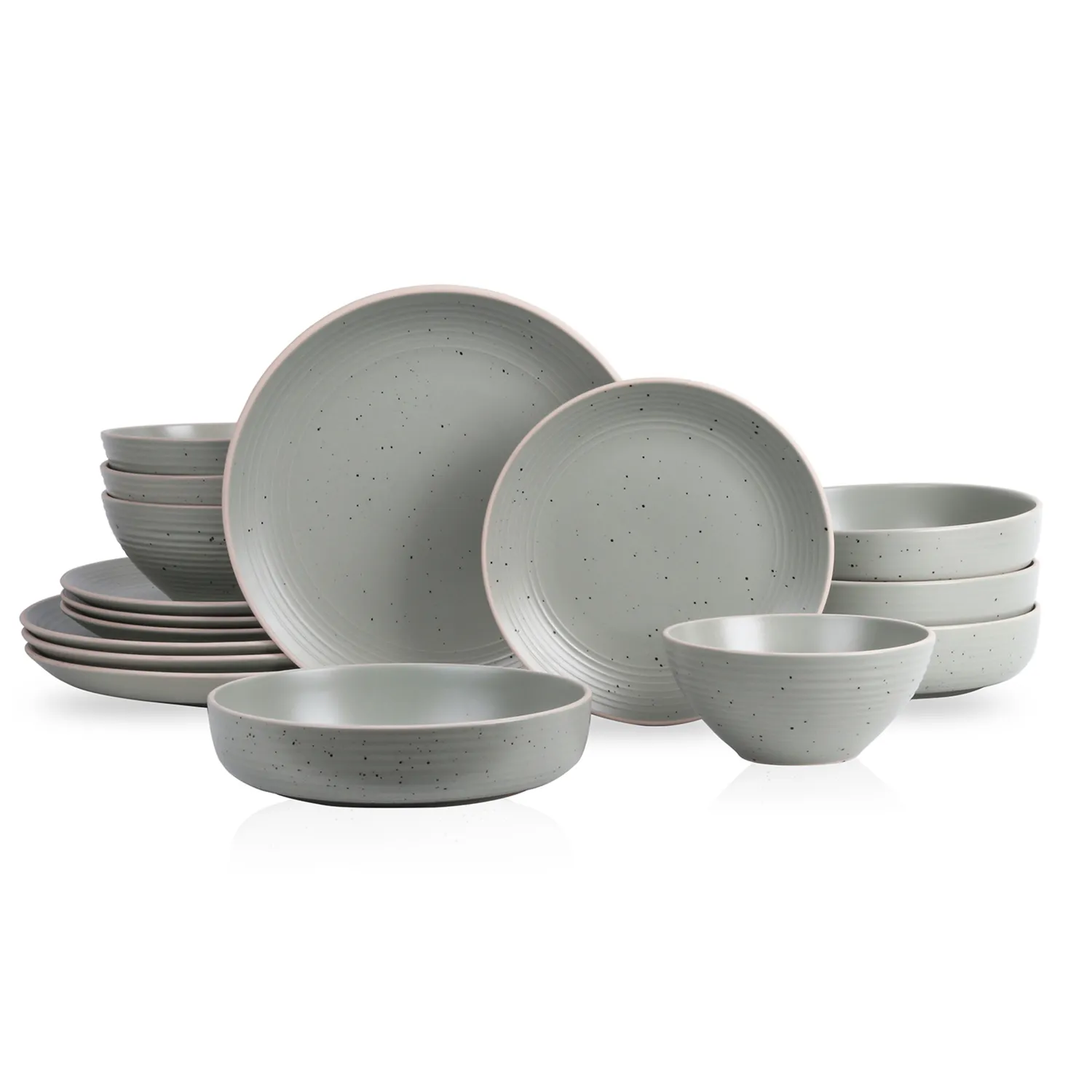 Stone Lain Lauren Stoneware 16-Piece Dinnerware Set