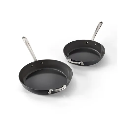 All-Clad HA1 Ceramic Nonstick Set of 2 Skillets, 10.5" & 12"