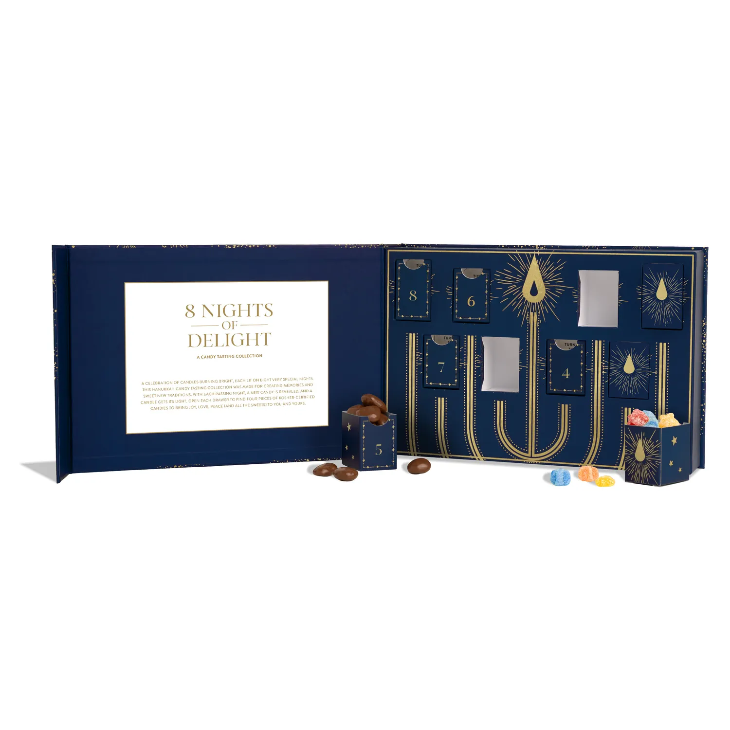 Sugarfina Hanukkah 8 Nights of Delight Tasting Collection