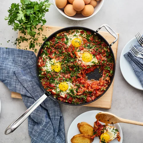 All-Clad HA1 Expert Nonstick Skillet with Lid, 12"