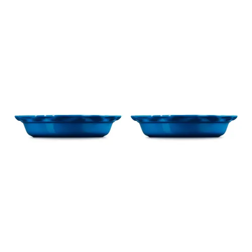 Le Creuset Heritage 2-Piece Fluted Pie Dish Set, 9"