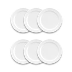 Tar Hong Edge Melamine Salad Plates, Set of 6