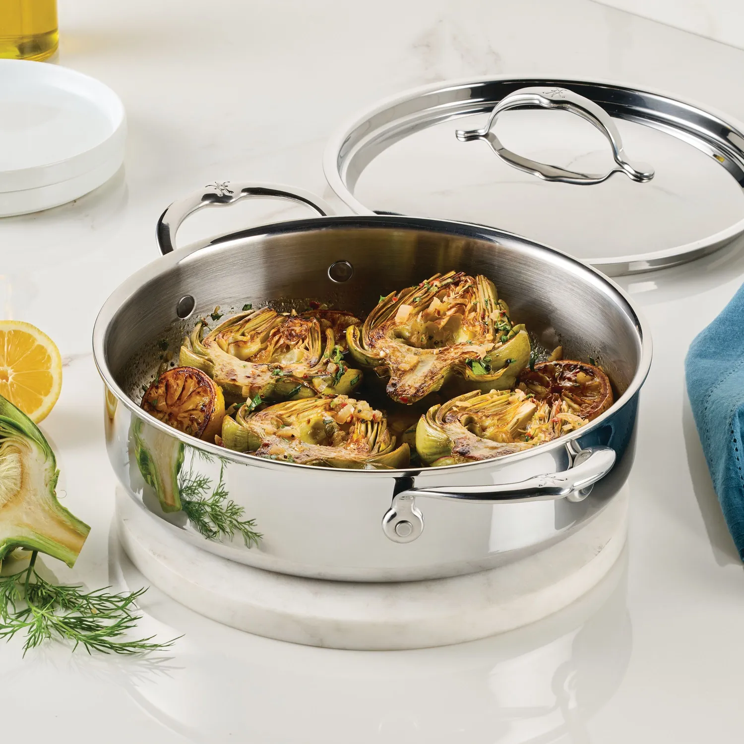 Hestan ProBond® Luxe Stainless Steel 7-Piece Cookware Set