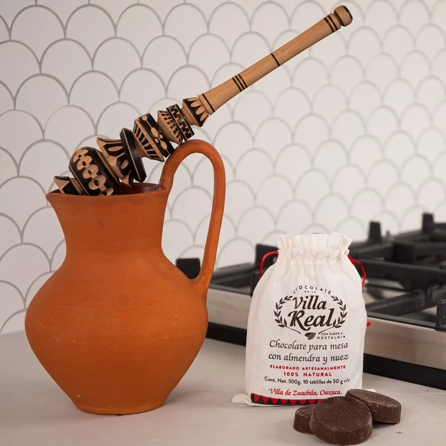 Traditional Molinillo Mexican Hot Chocolate Whisk by Verve Culture