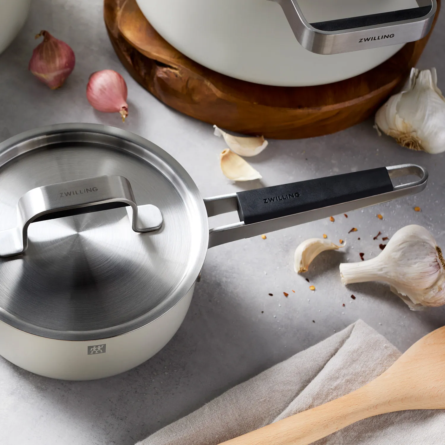 Zwilling Pure Stainless Steel 8-Piece Cookware Set