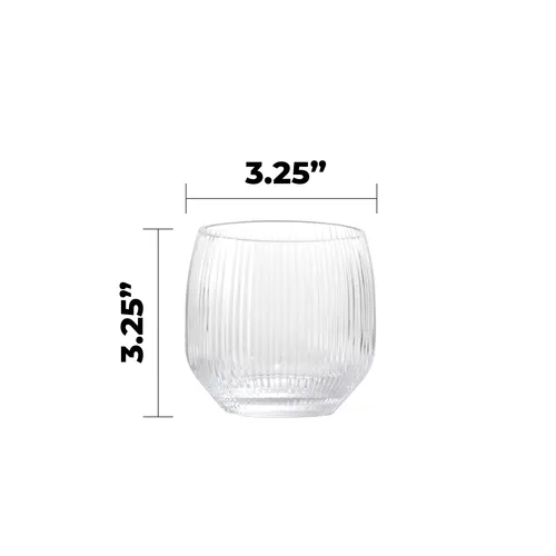 Fortessa Estiva Double Old Fashioned Glasses, Set of 4