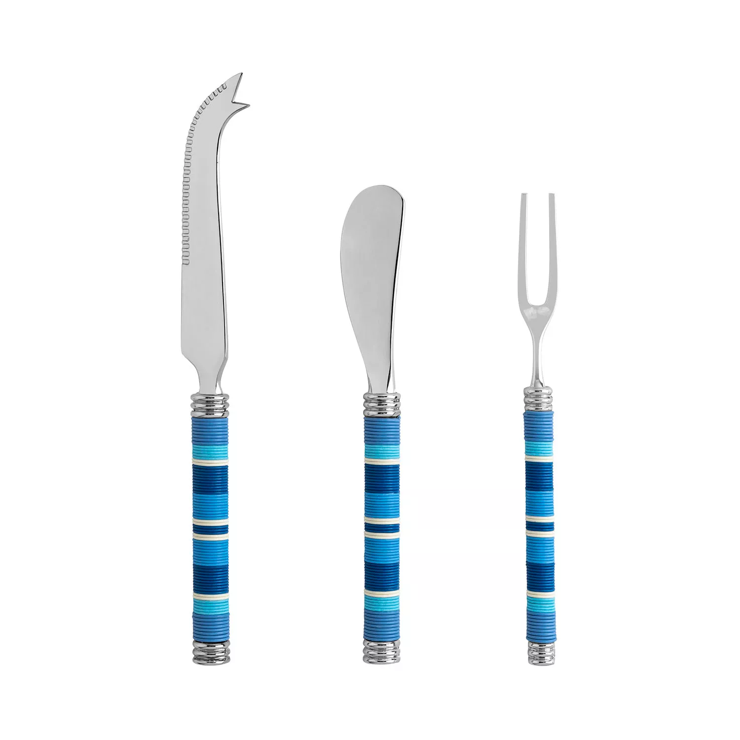 French Home Jubilee Cheese Knife, Spreader & Fork Set