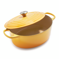 Le Creuset Signature Oval Dutch Oven, 6.75 qt. In my mind, there is no other choice than cooking with iron