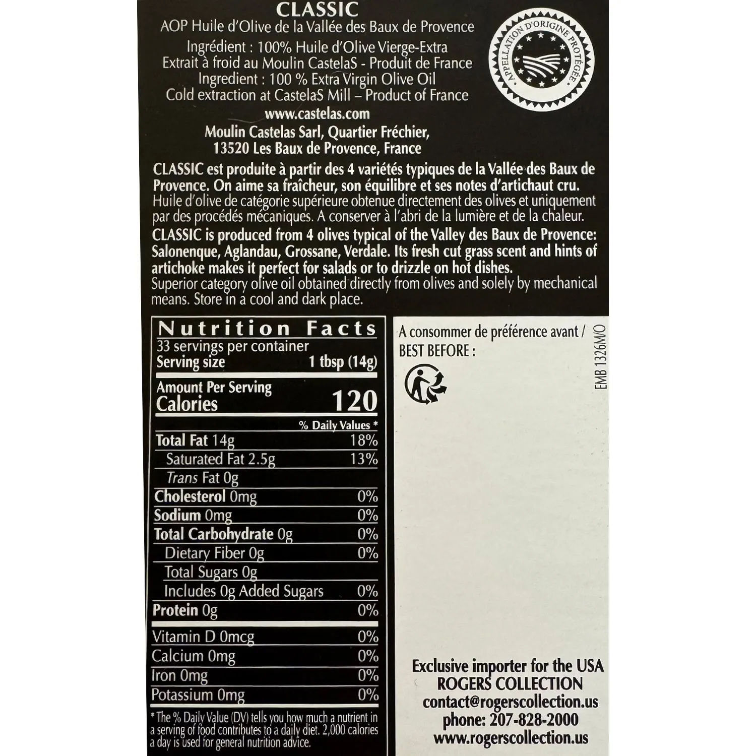 CastelineS Extra Virgin Olive Oil