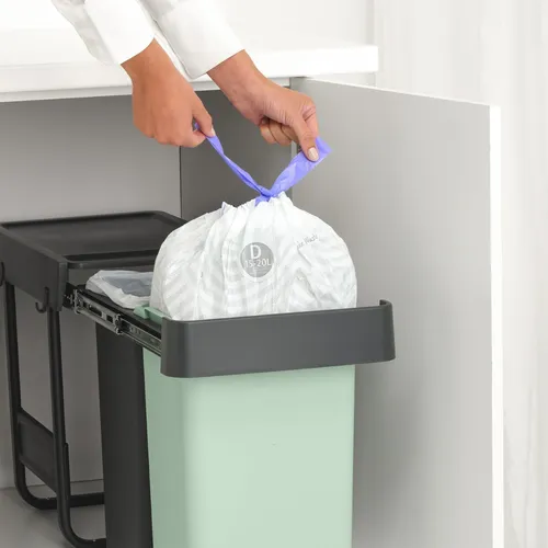 Brabantia Sort & Go 2x15 Liter Built-in Trash Can