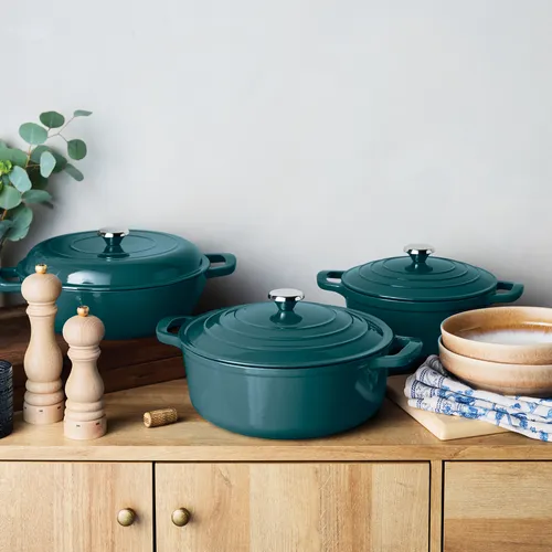 Sur La Table Enameled Cast Iron Deep Braiser, 5 qt.