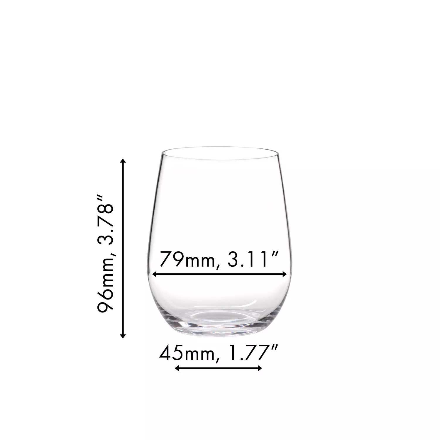 RIEDEL O Wine Tumbler Viognier/Chardonnay Wine Glass