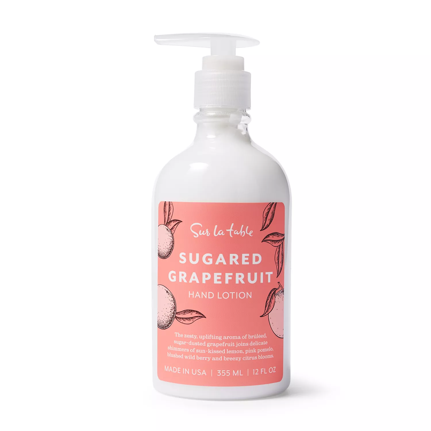  Sur La Table Sugared Grapefruit Hand Lotion, 12 oz.