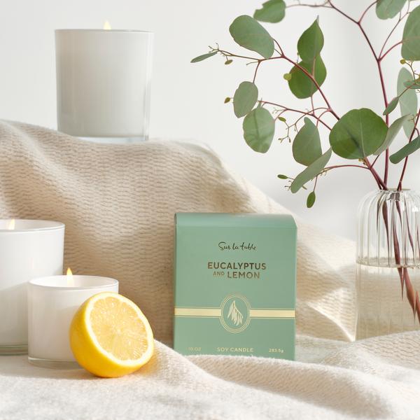 Sur La Table Eucalyptus & Lemon Candle - thumbnail 2