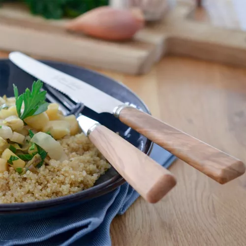 Dubost Olivewood Flatware