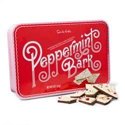 Sur La Table Chocolate Peppermint Bark Tin Perfect Peppermint Bark!