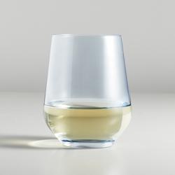 Sur La Table Blue Stemless Wine Glass