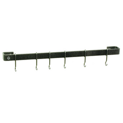 Enclume Hammered Steel Utensil Bar Wall Racks