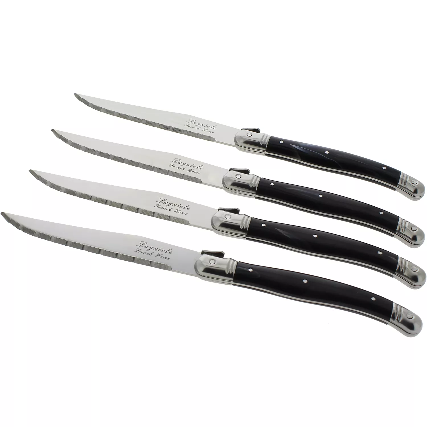 French Home Laguiole Steak Knives, Set of 4